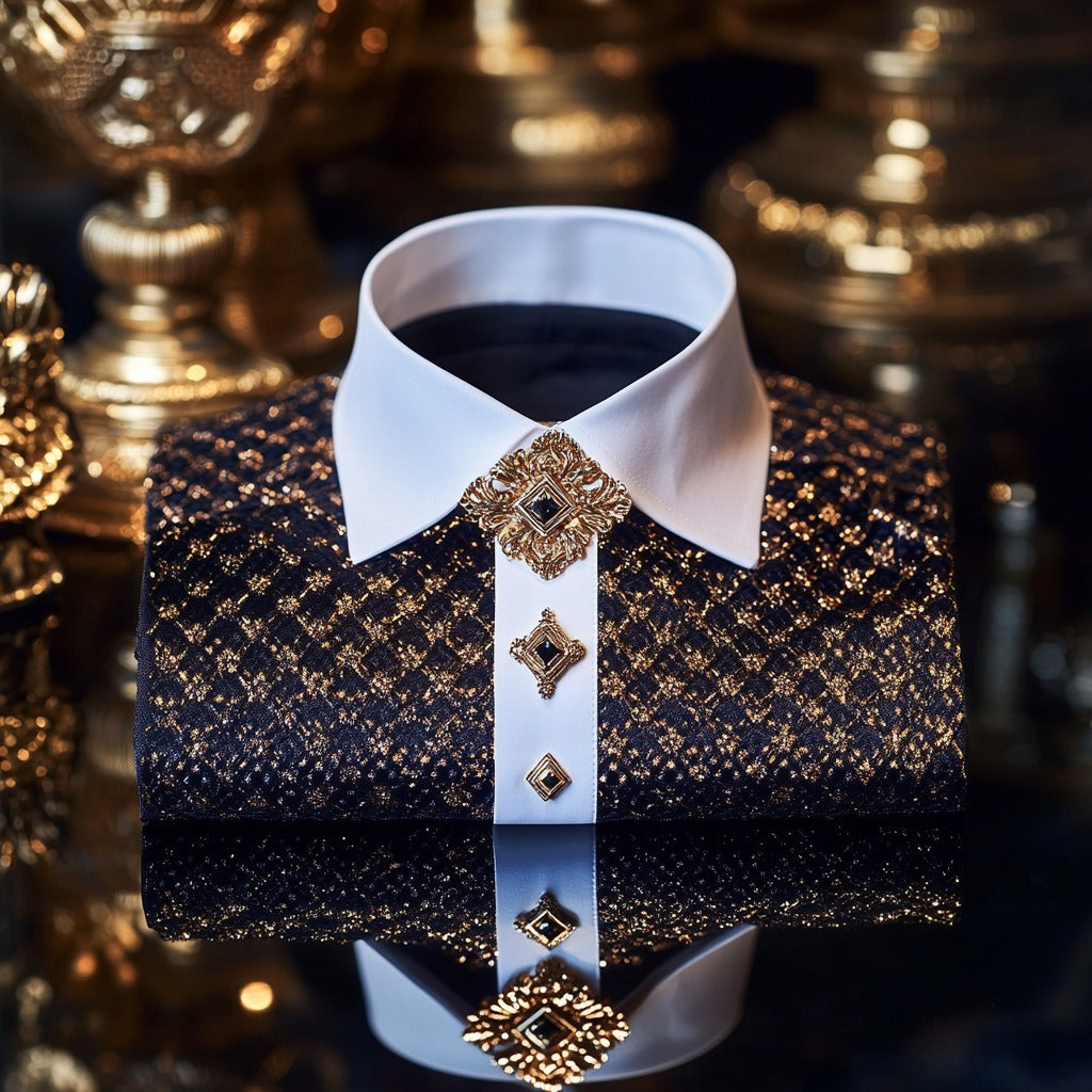 Men's Unique Luxe Collection Classic Casual Shirt