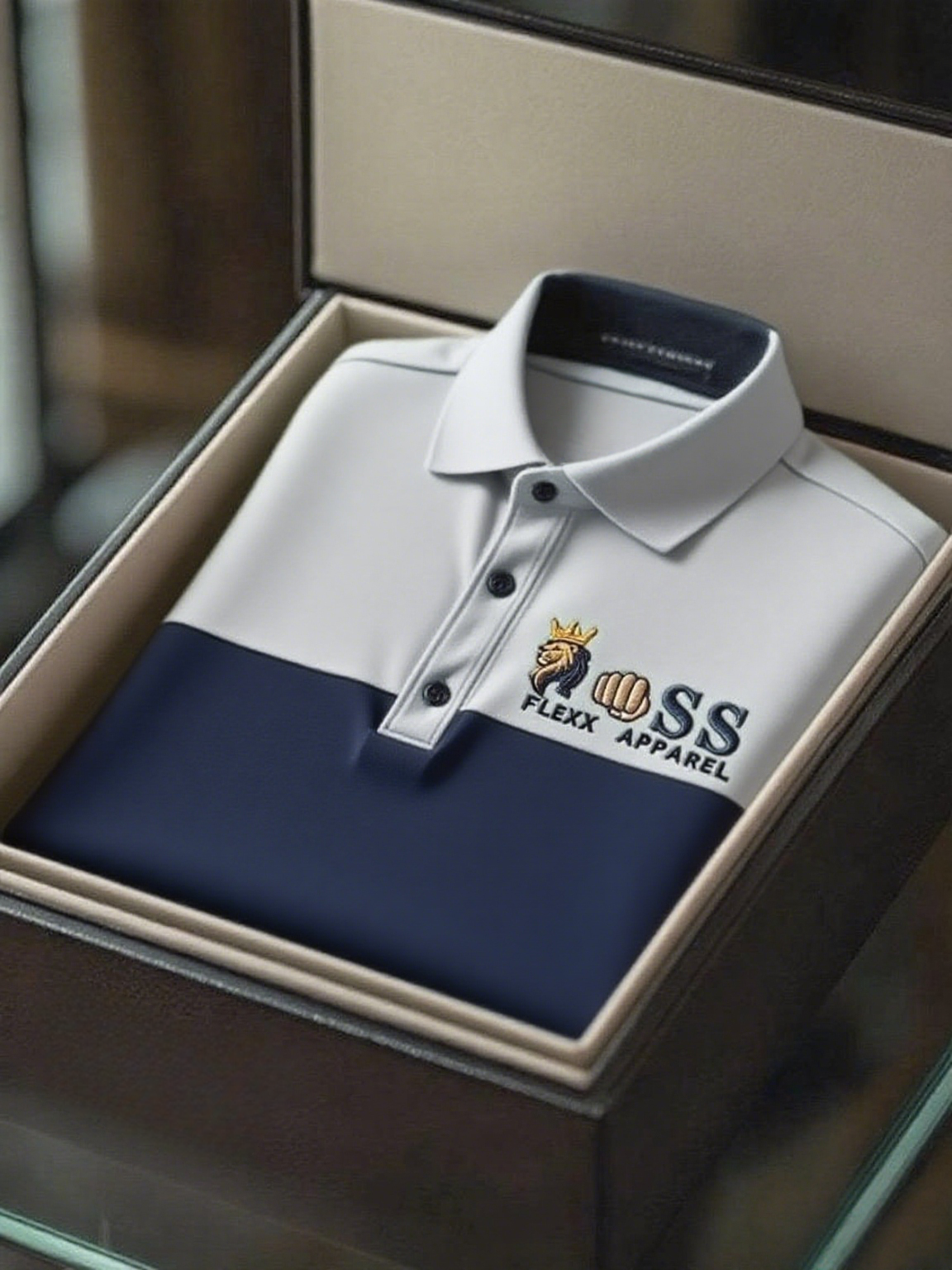 Men's Classic Business Button Short Sleeve Polo Shirt