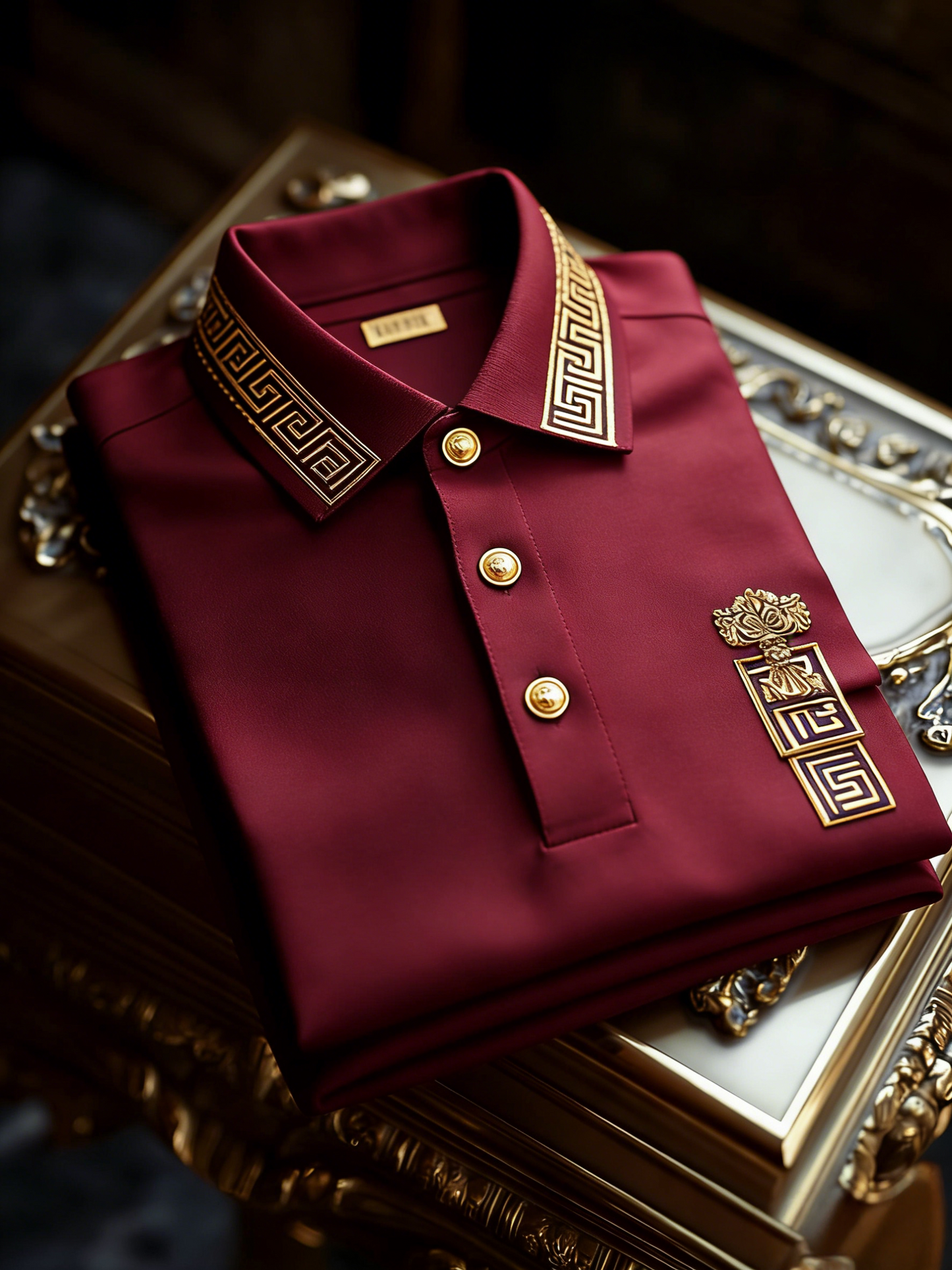 Men's Classic Business Button Short Sleeve Polo Shirt