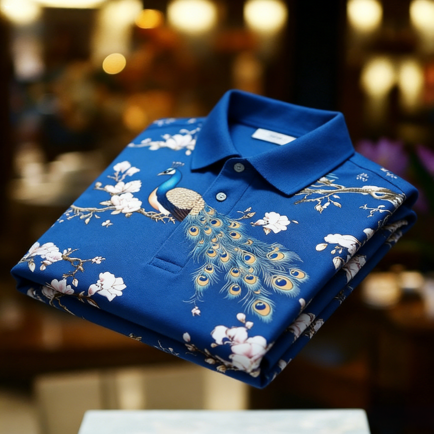 Men's Classic Business Button Short Sleeve Polo Shirt