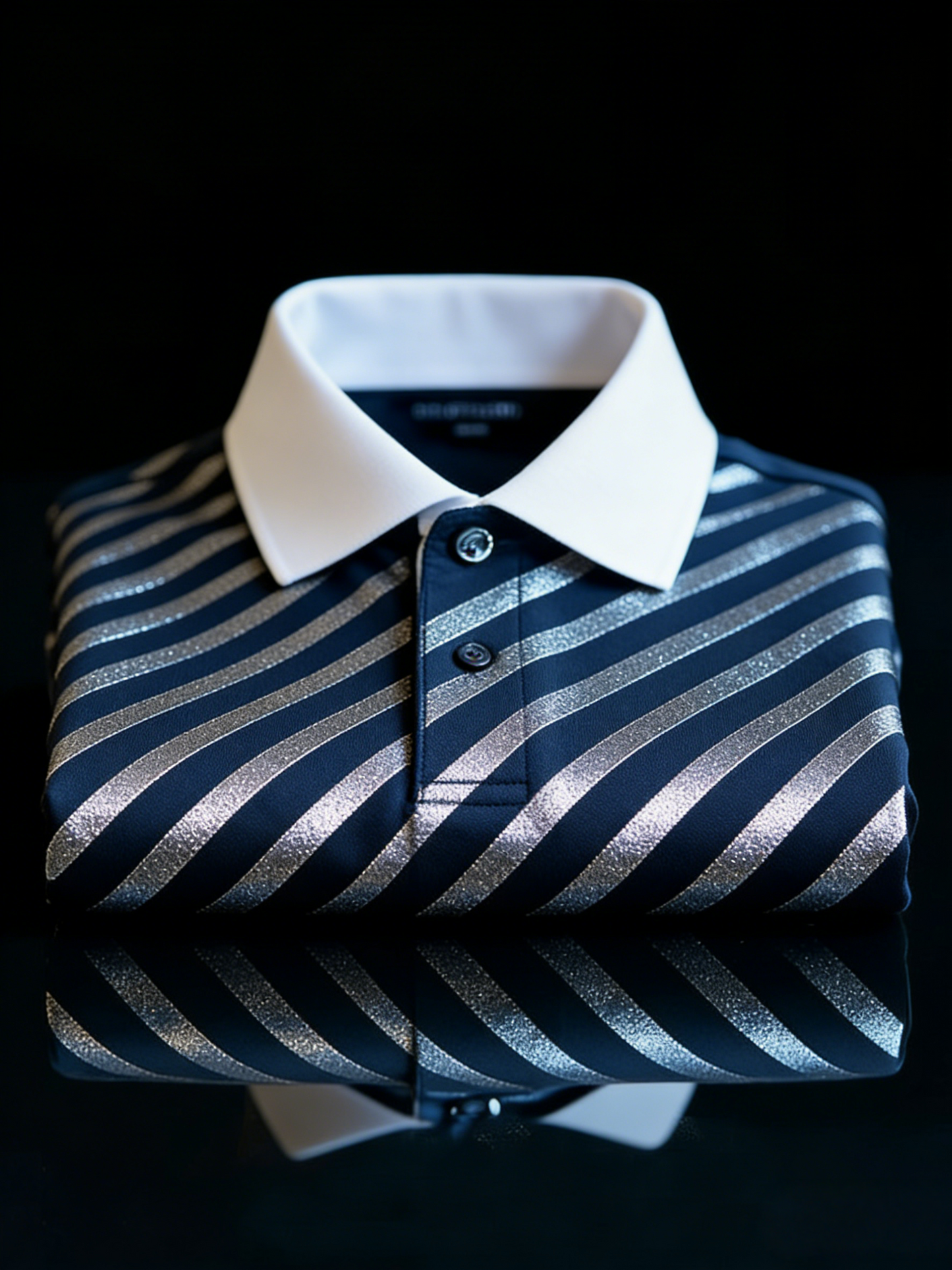 Men's Classic Business Button Short Sleeve Polo Shirt