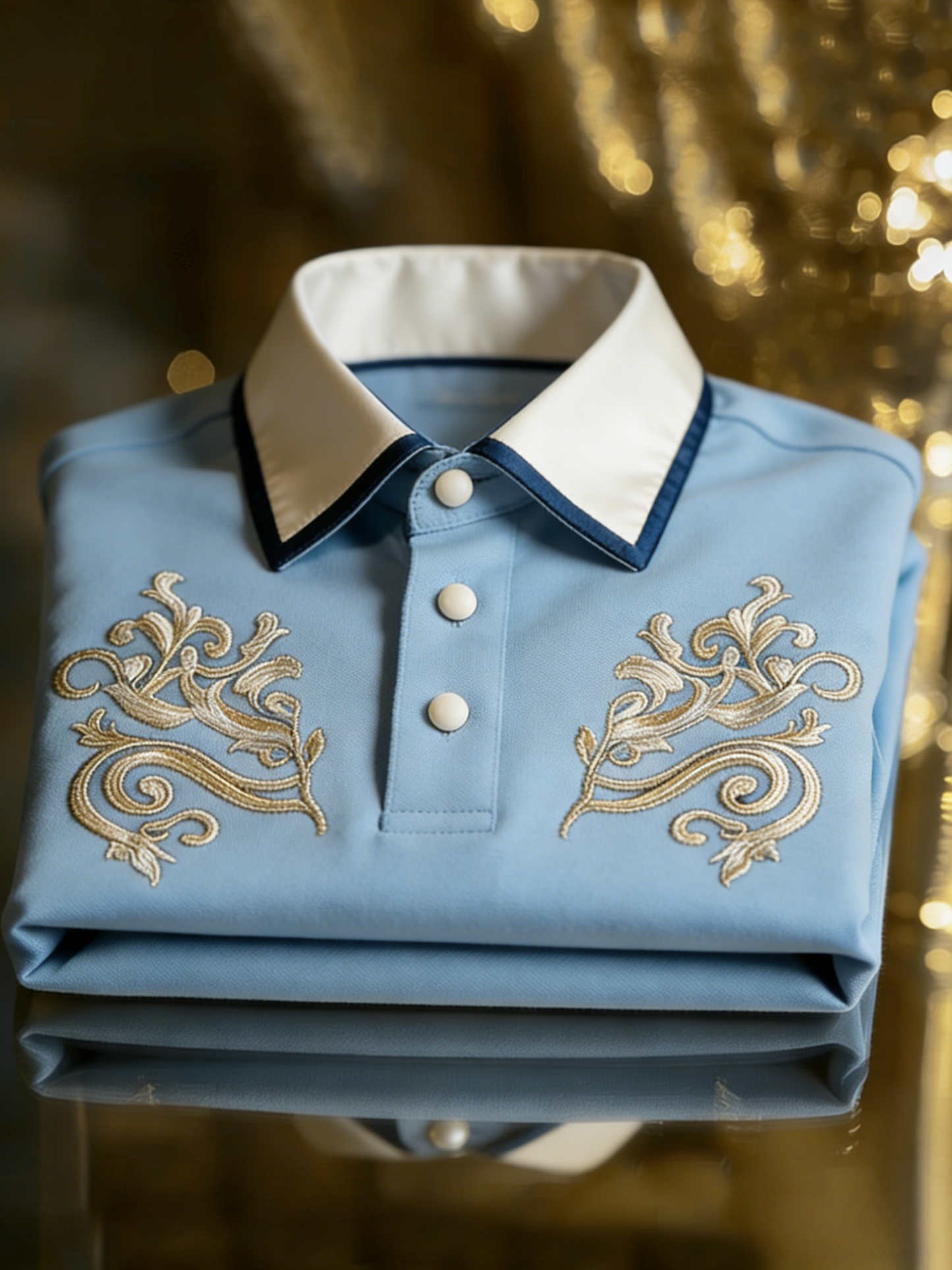 Men's Classic Business Button Short Sleeve Polo Shirt
