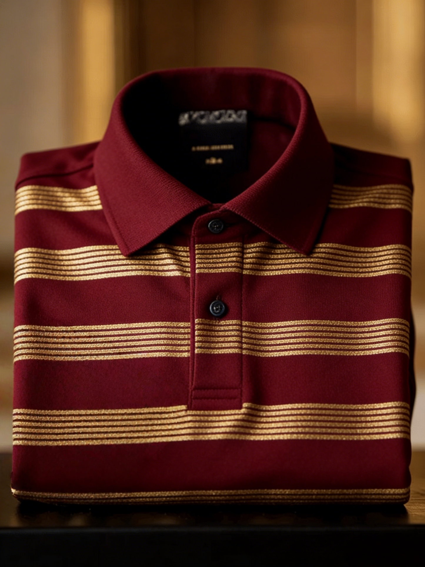 Men's Classic Business Button Short Sleeve Polo Shirt