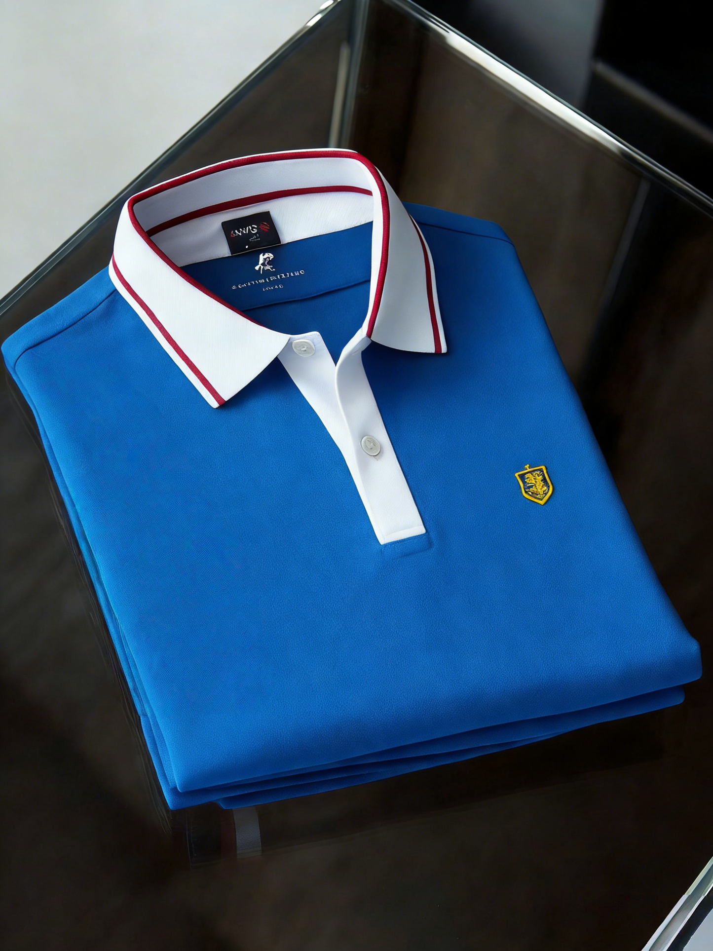 Men's Classic Business Button Short Sleeve Polo Shirt