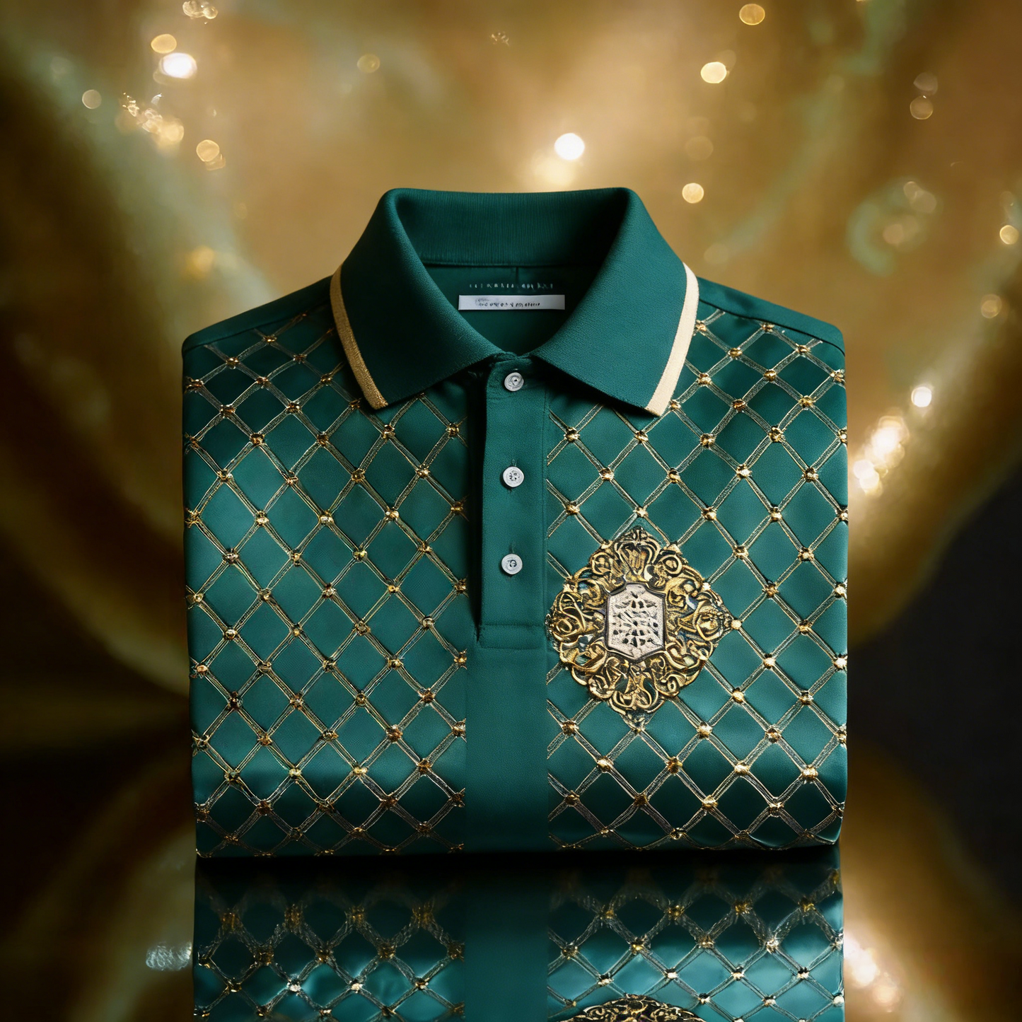 Men's Classic Business Button Short Sleeve Polo Shirt