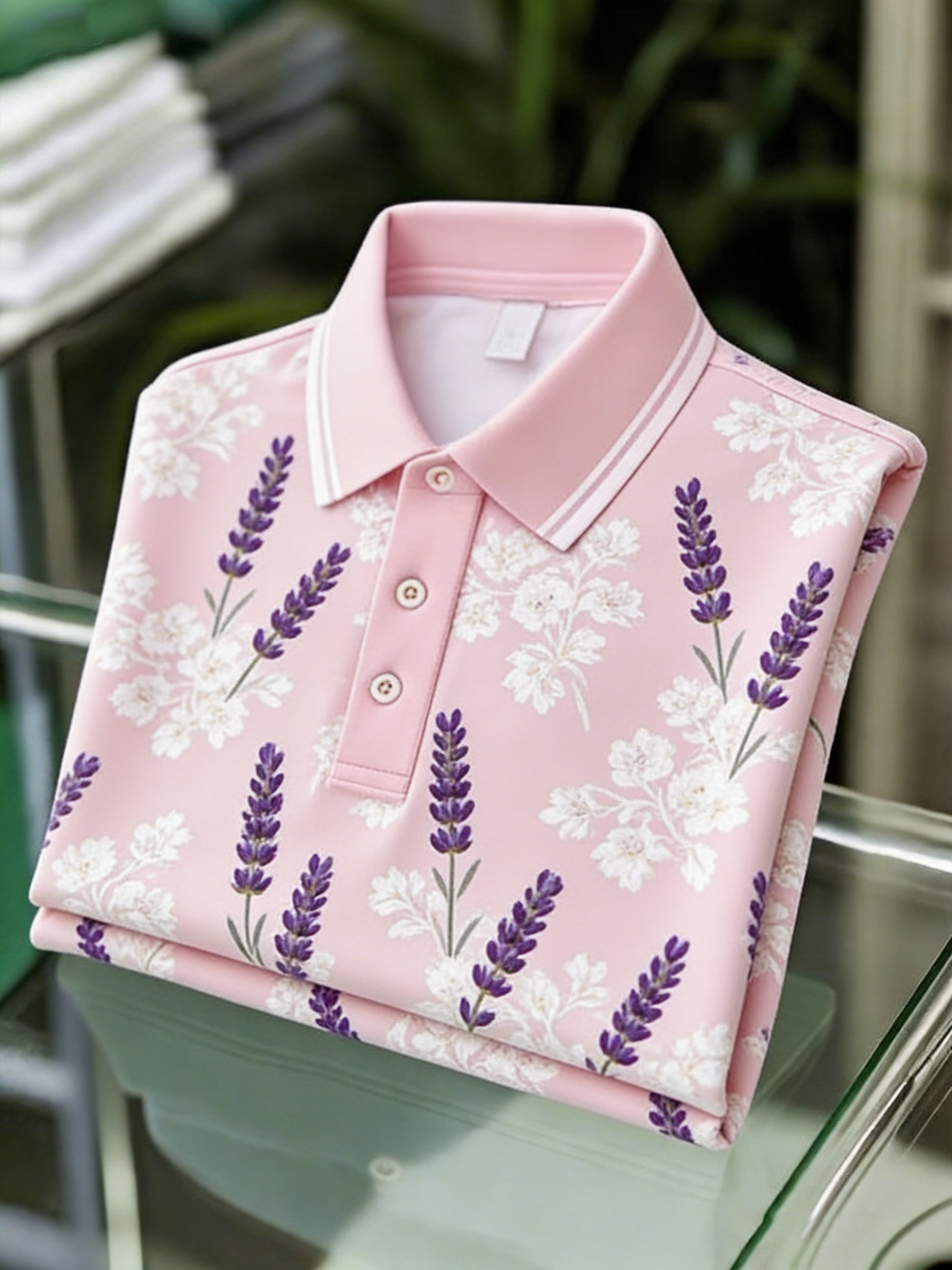 Men's Classic Business Button Short Sleeve Polo Shirt