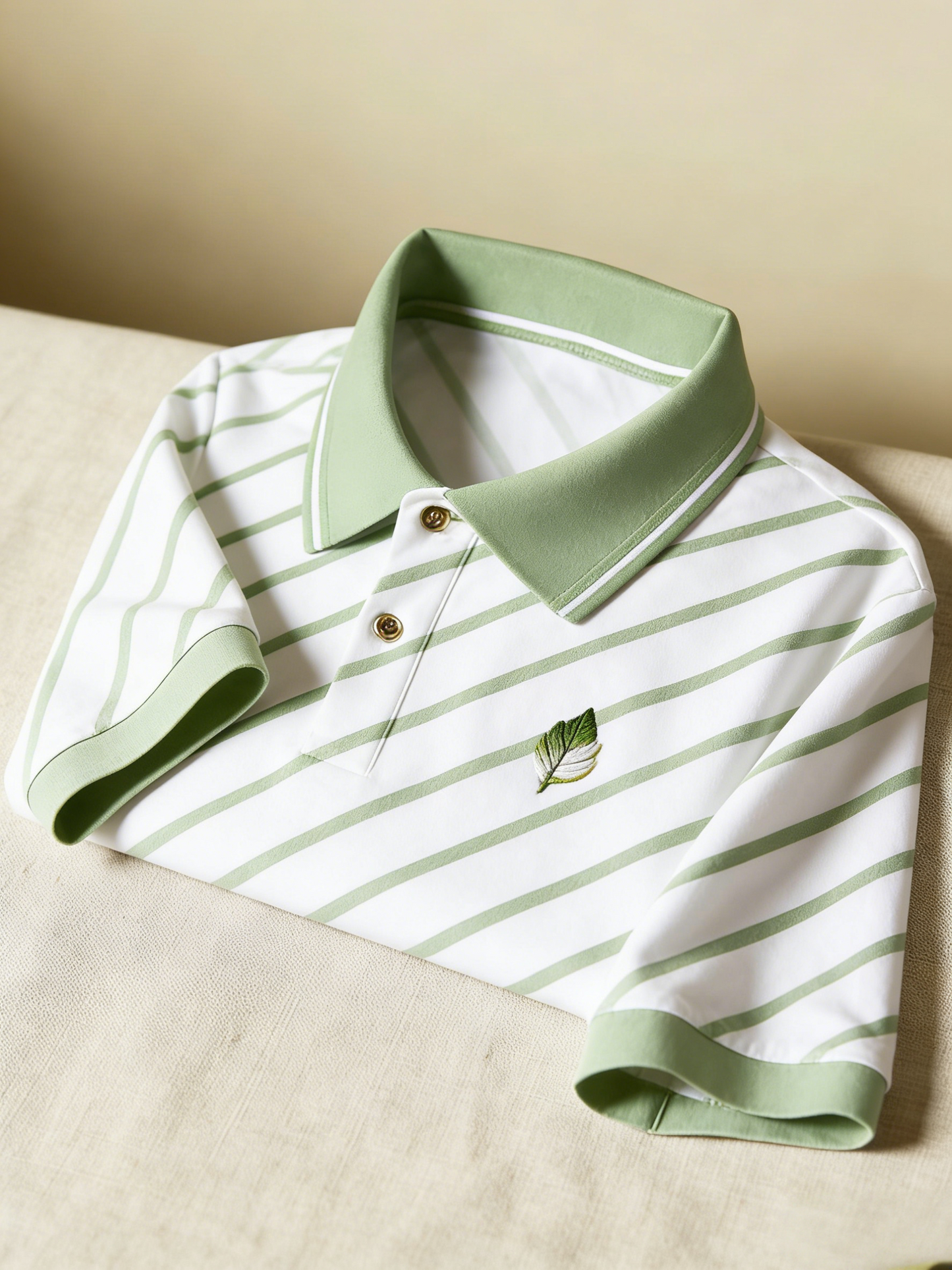 Men's Classic Business Button Short Sleeve Polo Shirt