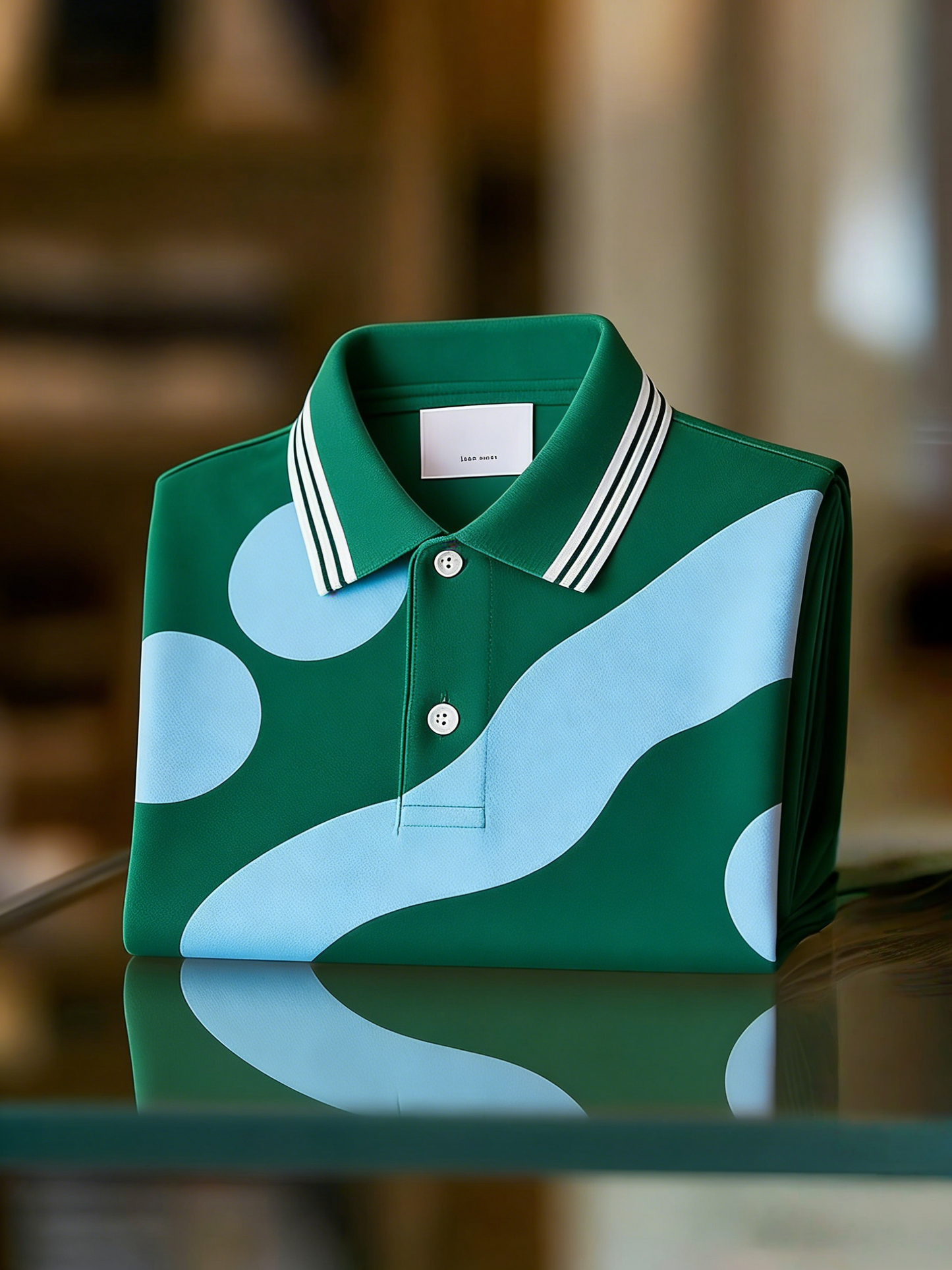 Men's Classic Business Button Short Sleeve Polo Shirt