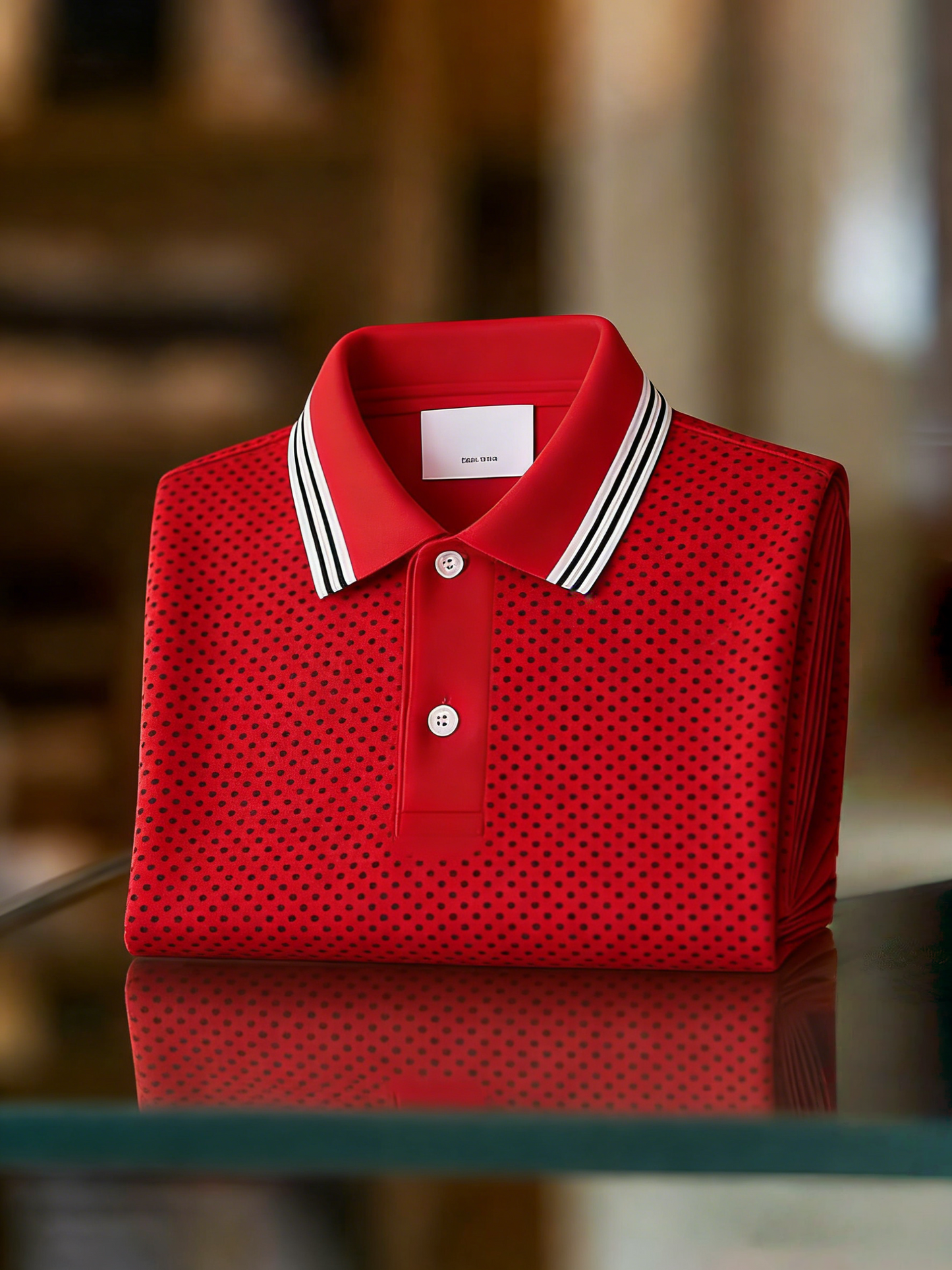 Men's Classic Business Button Short Sleeve Polo Shirt