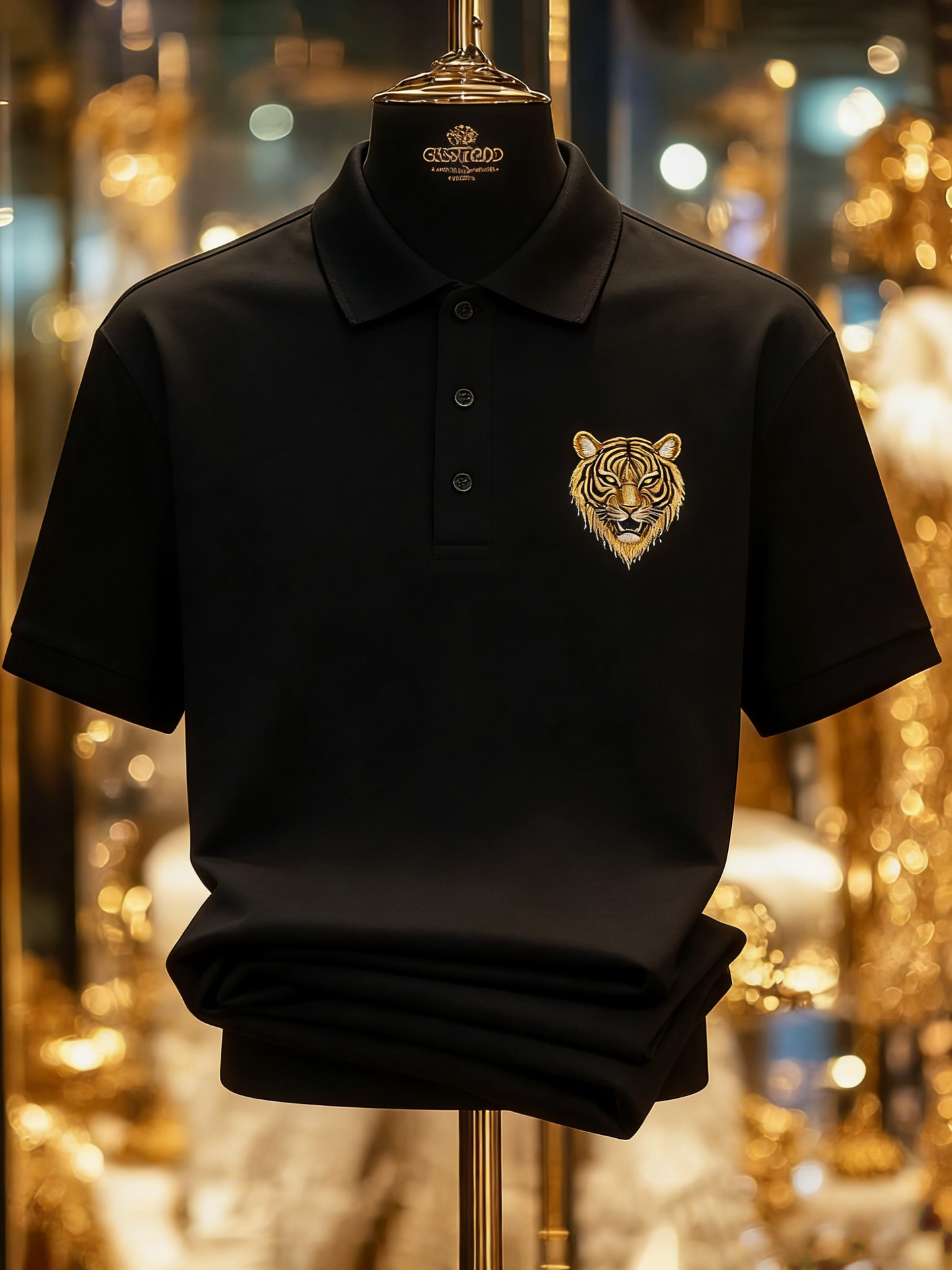 Men's Classic Business Button Short Sleeve Polo Shirt