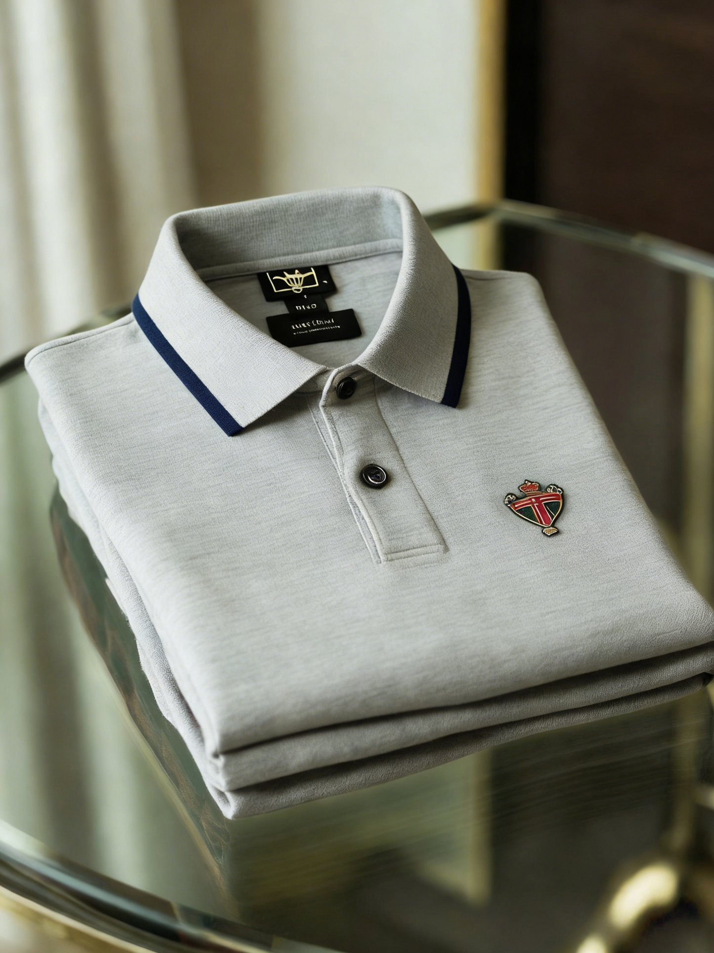 Men's Classic Business Button Short Sleeve Polo Shirt