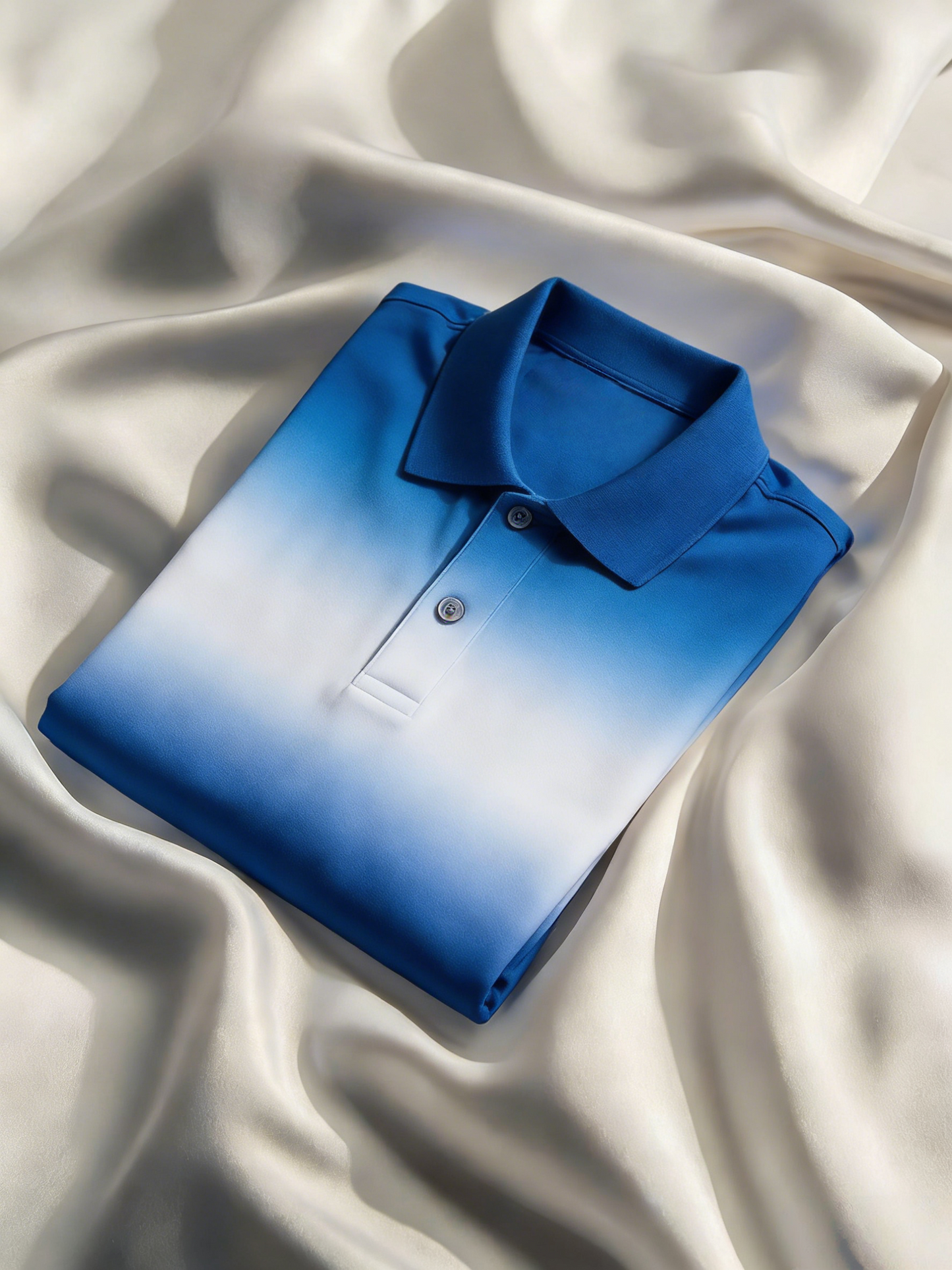 Men's Classic Business Button Short Sleeve Polo Shirt