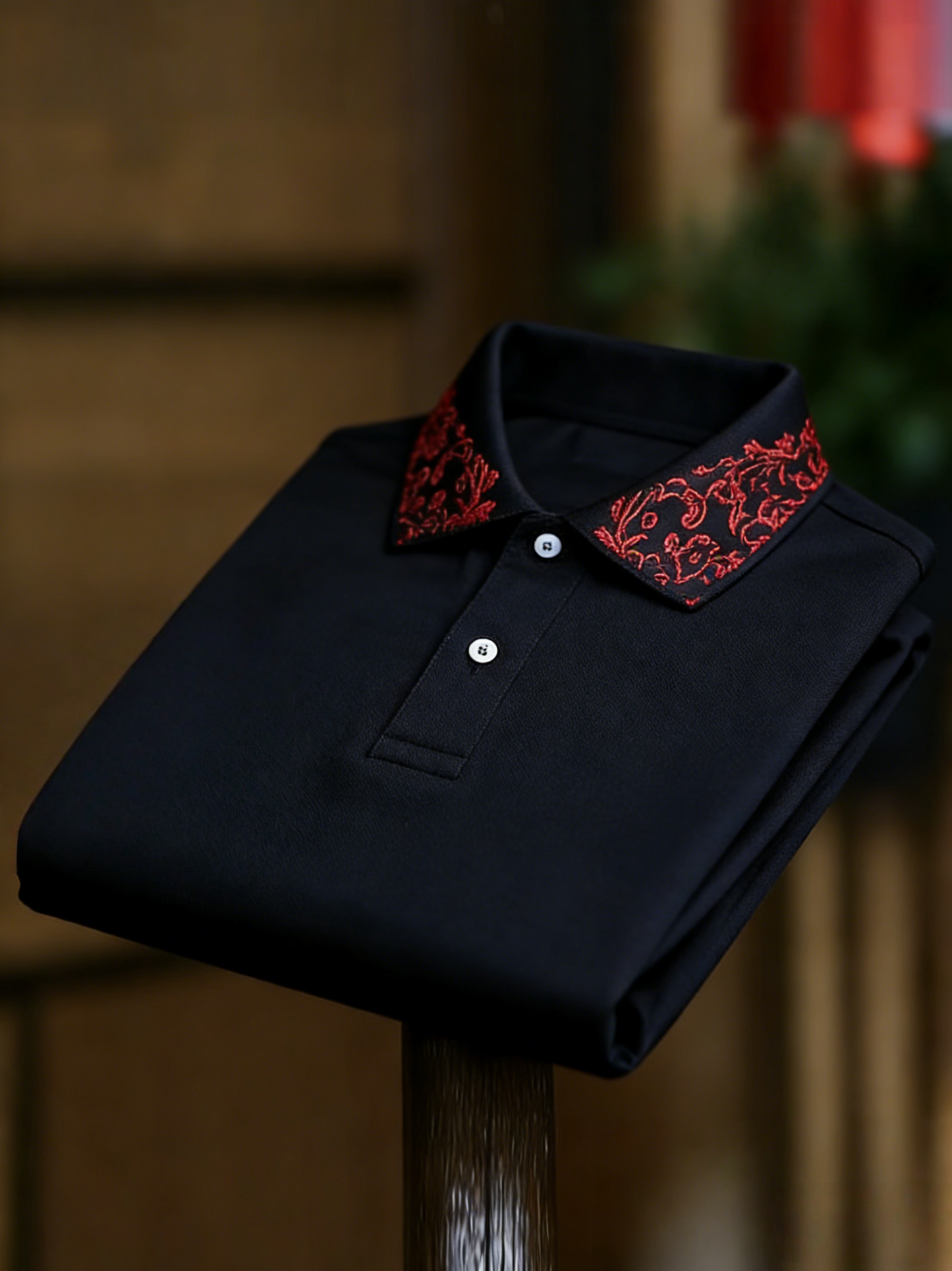 Men's Classic Business Button Short Sleeve Polo Shirt