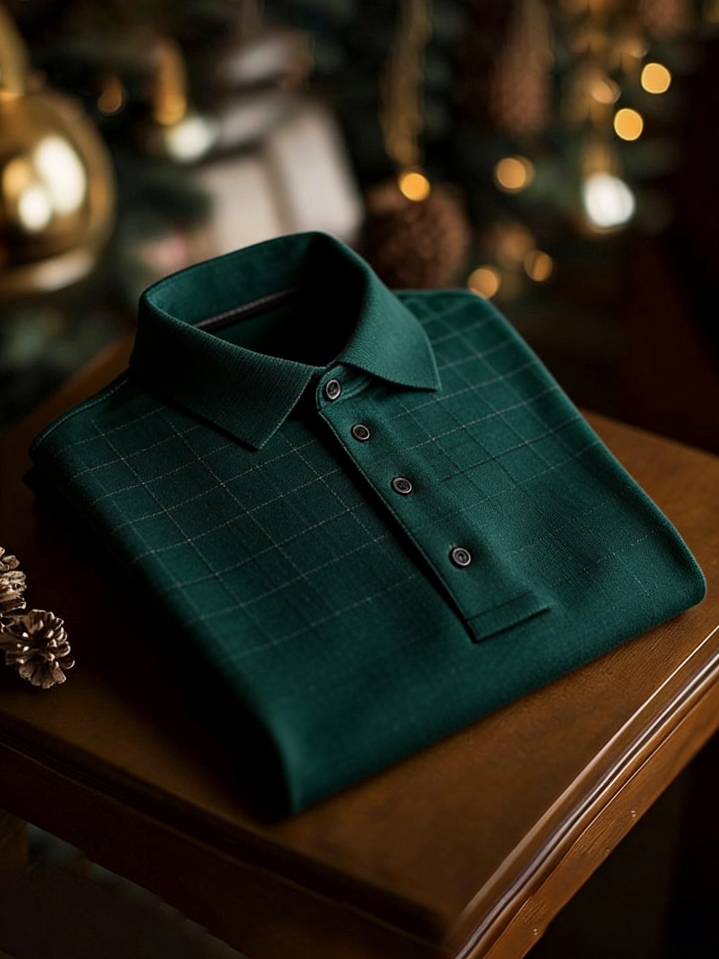Men's Classic Business Button Short Sleeve Polo Shirt