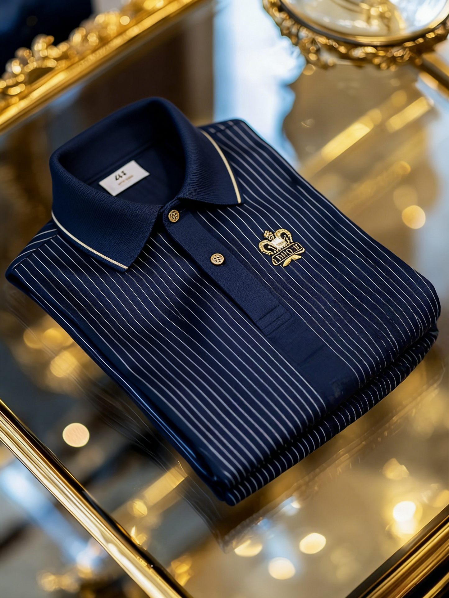 Men's Classic Business Button Short Sleeve Polo Shirt