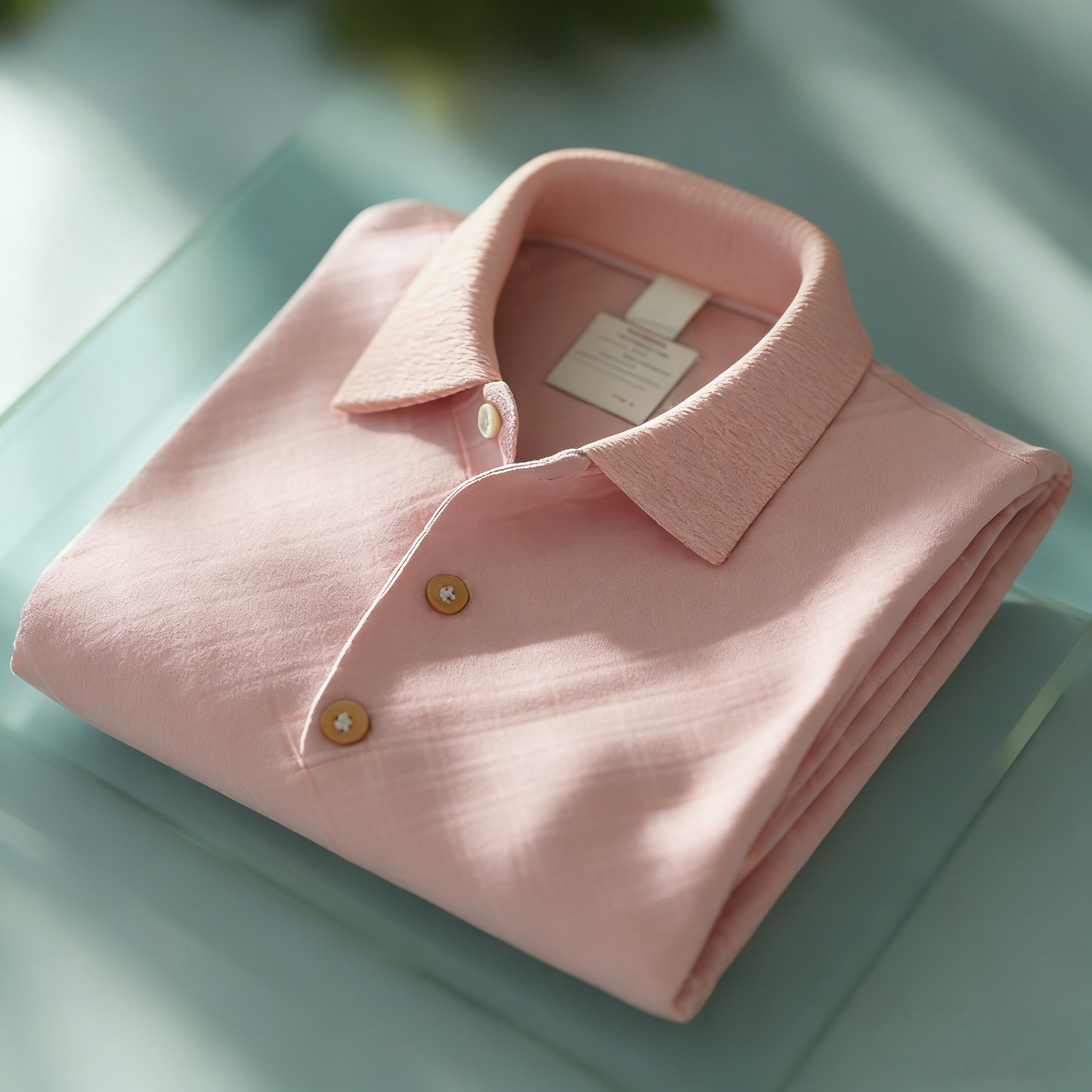 Men's Business Style Print Short Sleeved Polo Shirt