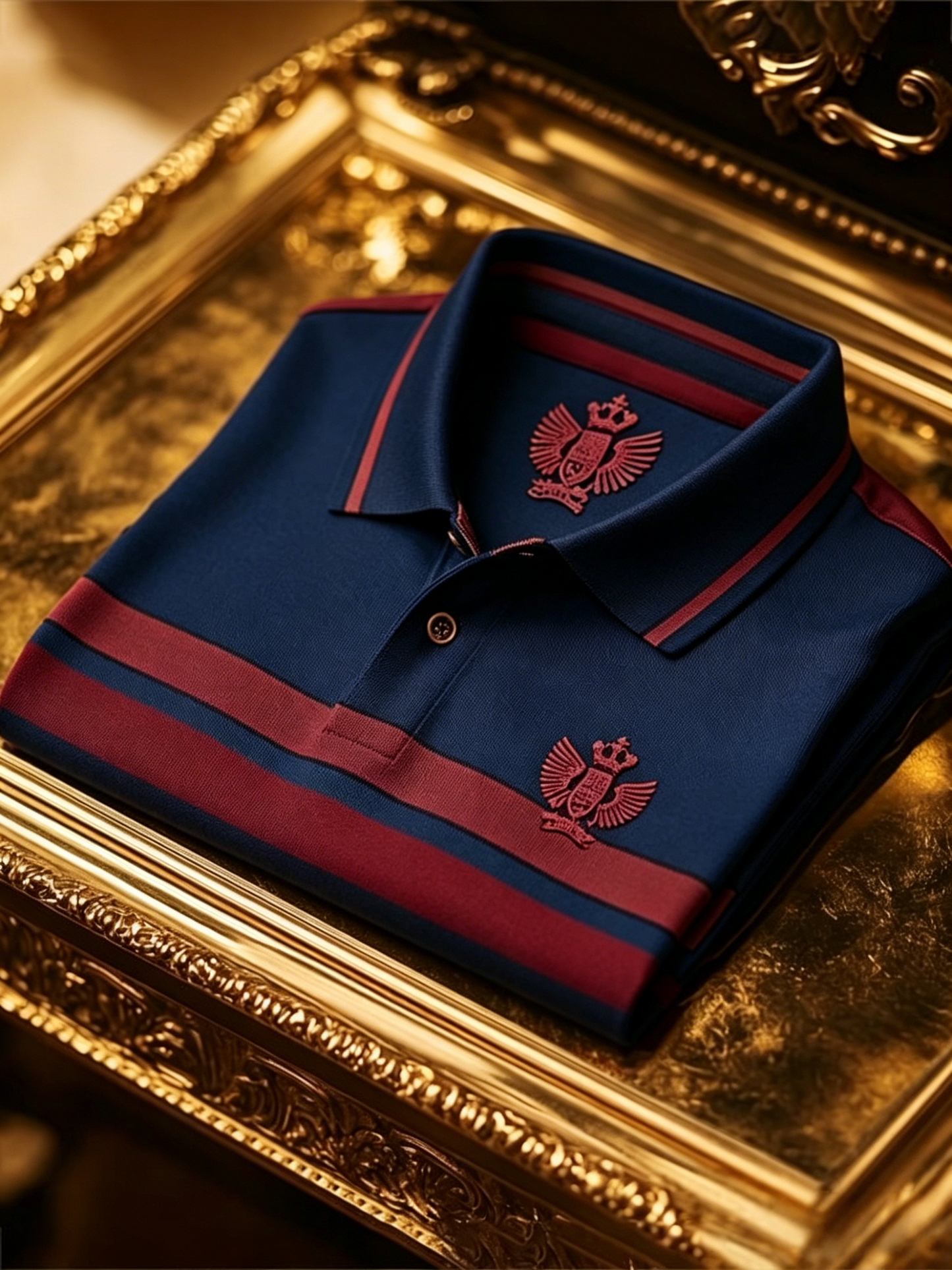 Men's Classic Business Button Short Sleeve Polo Shirt
