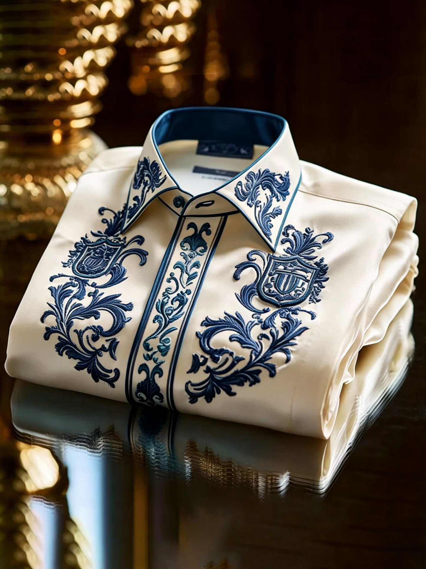 Classic Style wrinkle-resistant formal casual long sleeve shirt