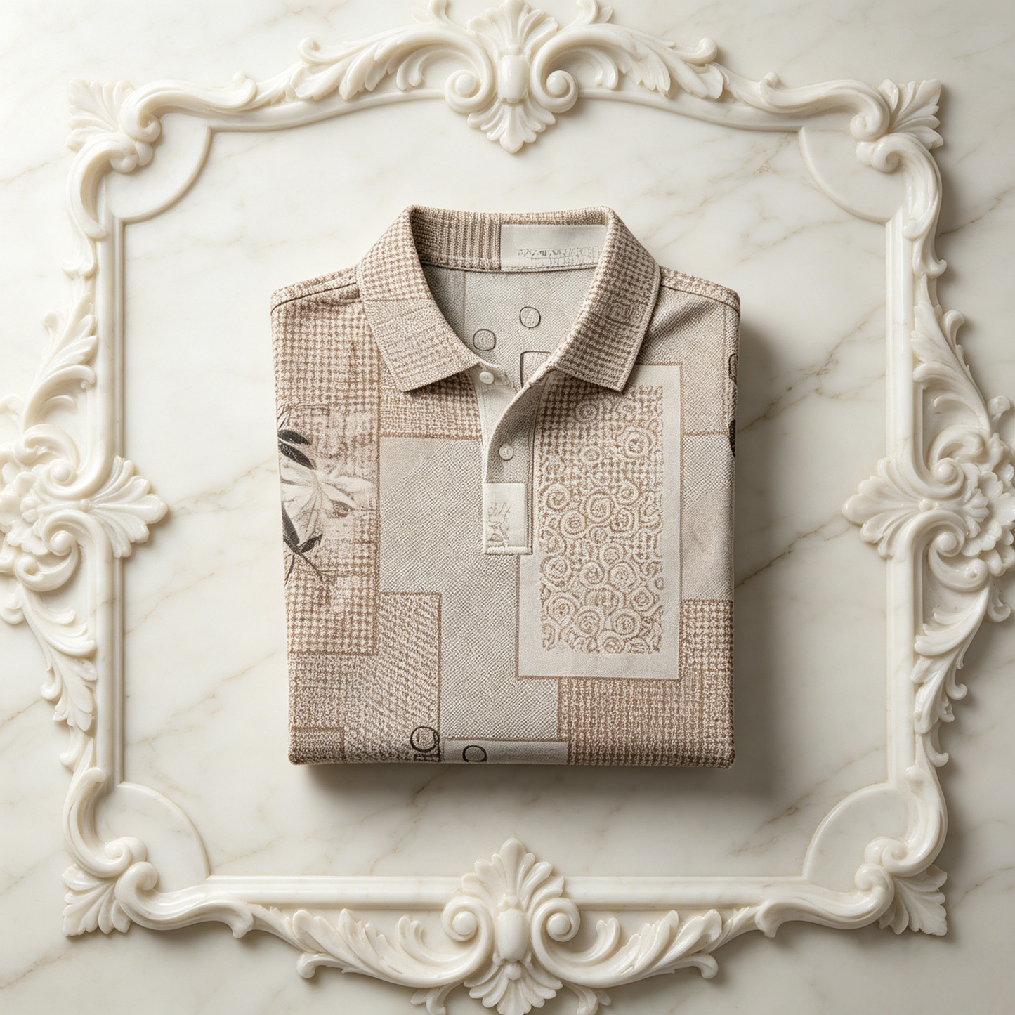 Men's Business Button-Down Short Sleeve Polo Shirt