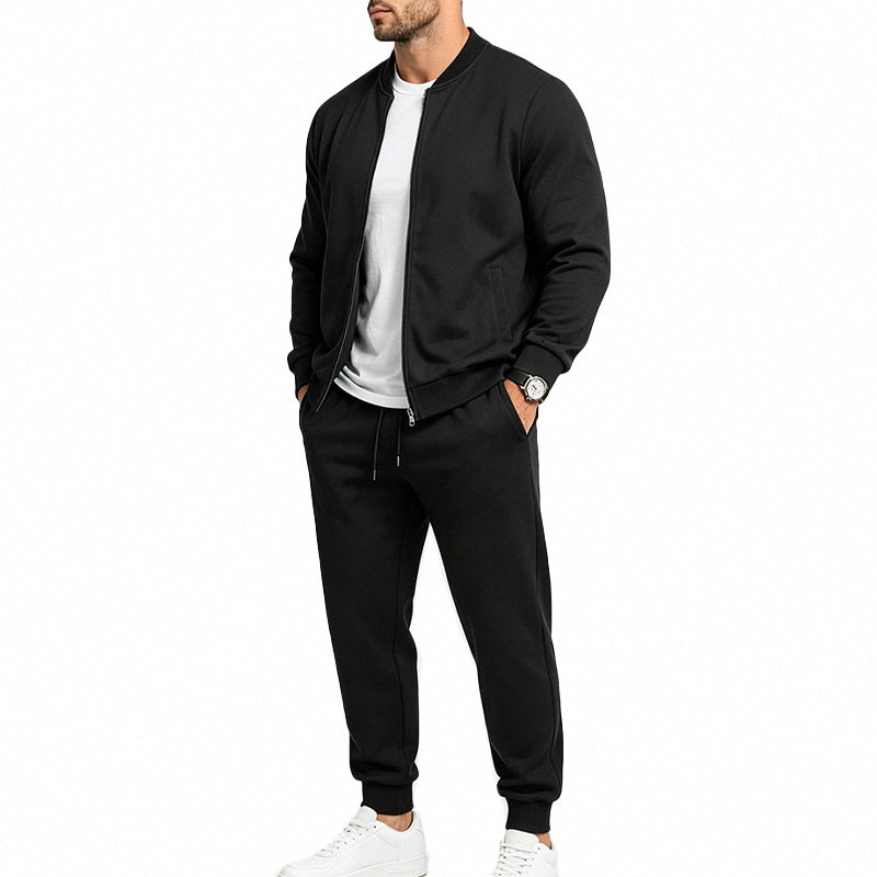 Men's Relaxed Outdoor Baseball Jacket set