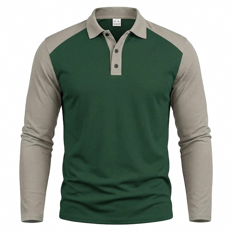 Men's Knit Short Sleeve Polo Shirt