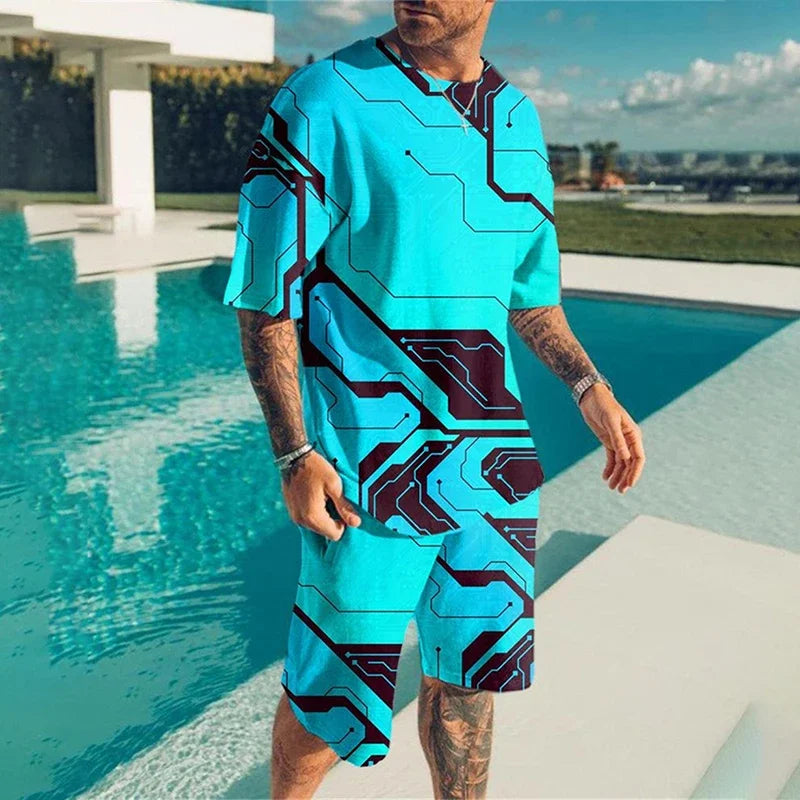 Oversized T-Shirt & Shorts Set