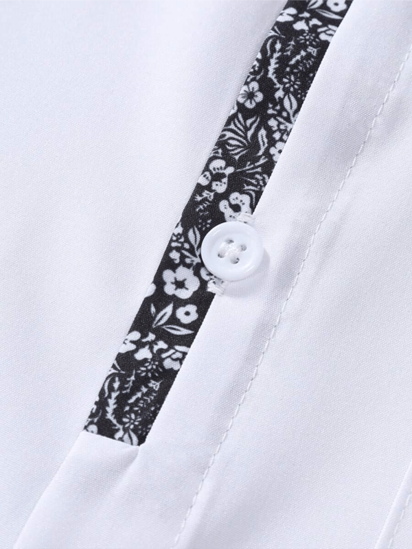 Men's Business Casual Short Sleeve Shirt