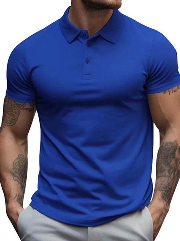 Short-sleeved CasualBusiness Style Polo Shirt
