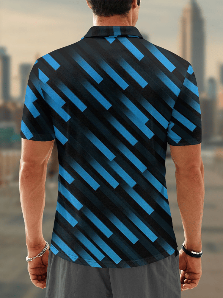 Moisture Wicking Chest Pocket Casual Polo