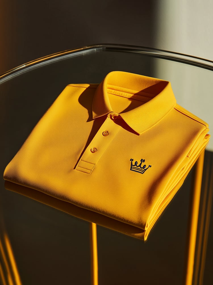 Men's Business Casual Button Short Sleeve Polo Shirt