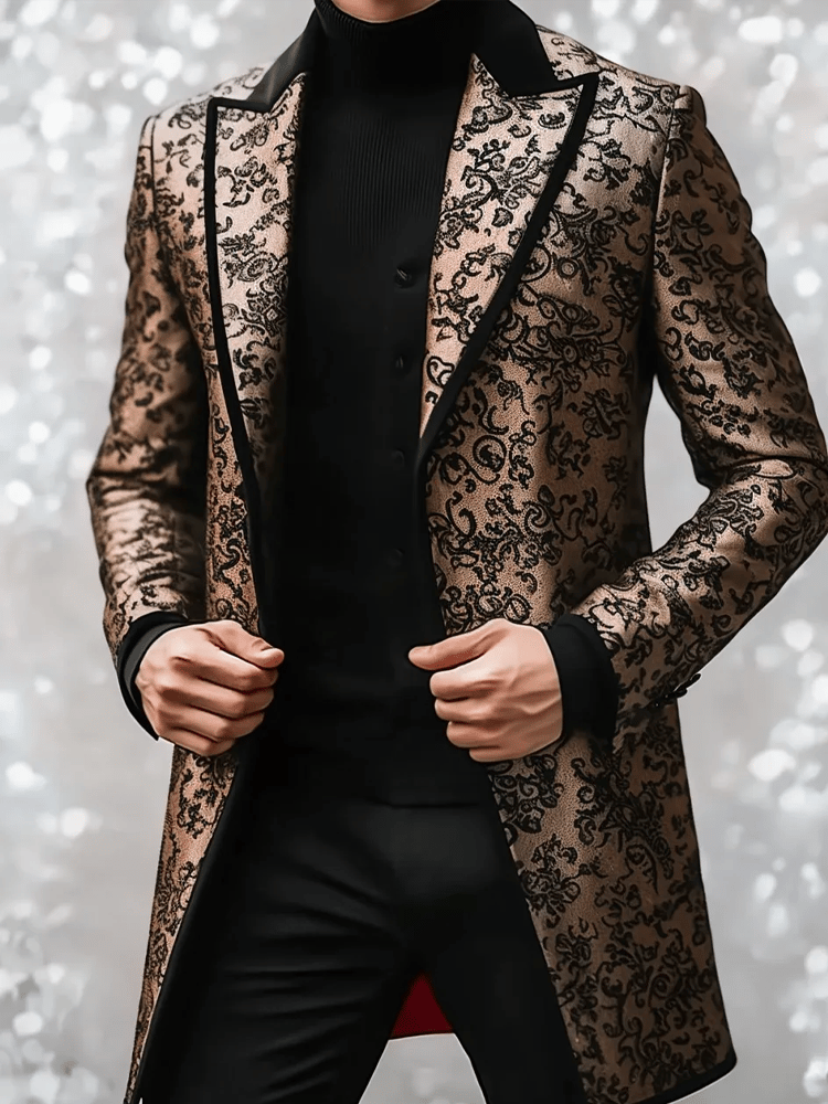 Man Unique casual Men's Luxury Business Casual Fashion Blazer Suit Coat Jacket