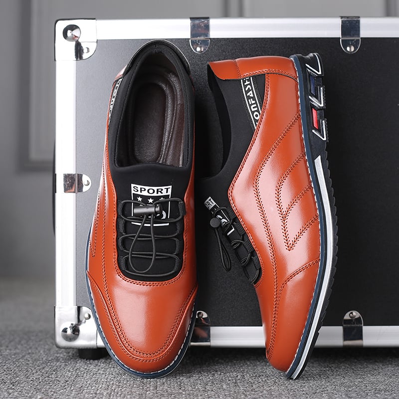Business Casual Simple Fashion Men'S Leather Shoes