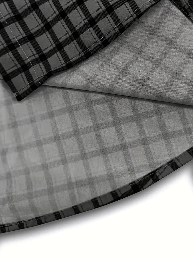 Men's Plaid Business Casual Shirt