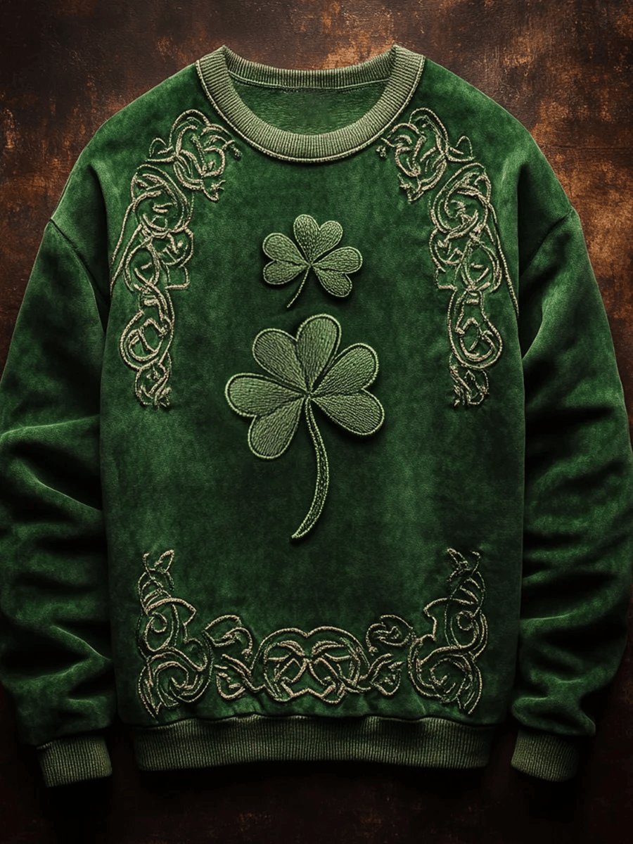 Men's Vintage St. Patrick Printed Sweatshirt