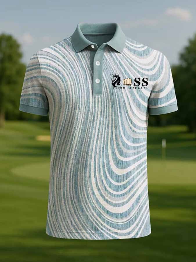 Men's Fashion Casual Business Contrast Color Polo