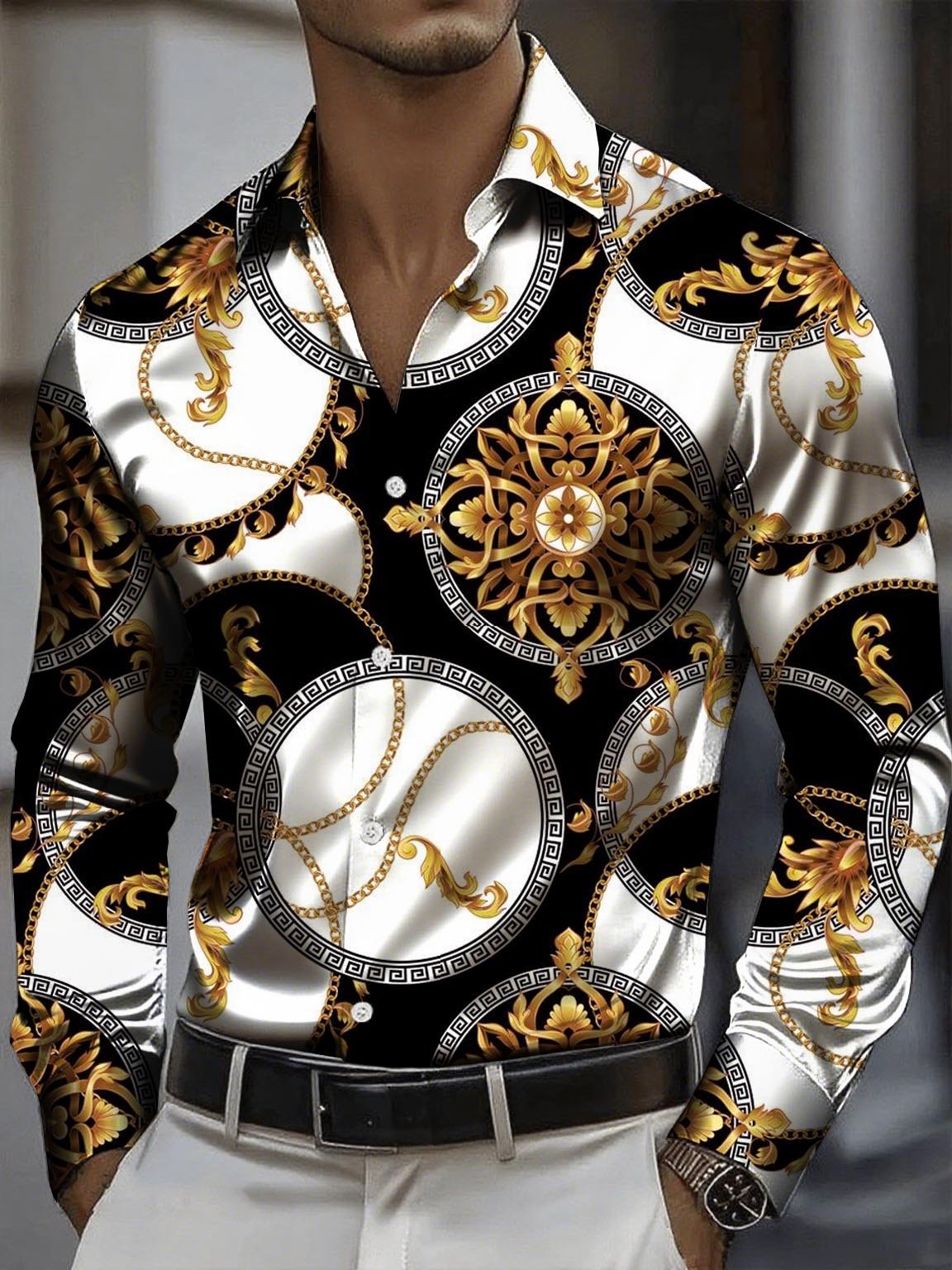 Men's Elegant And Classic Business Long-Sleeve Shirt