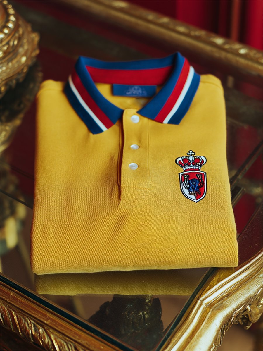 Men's Business Casual Button Short Sleeve Polo Shirt
