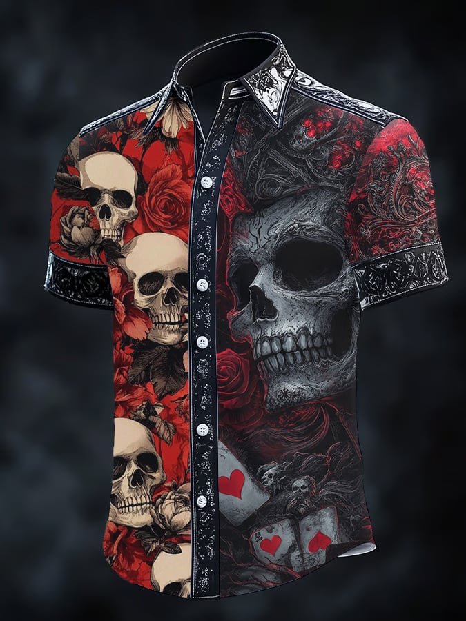 Men's Retro Gothic Dark Shirt