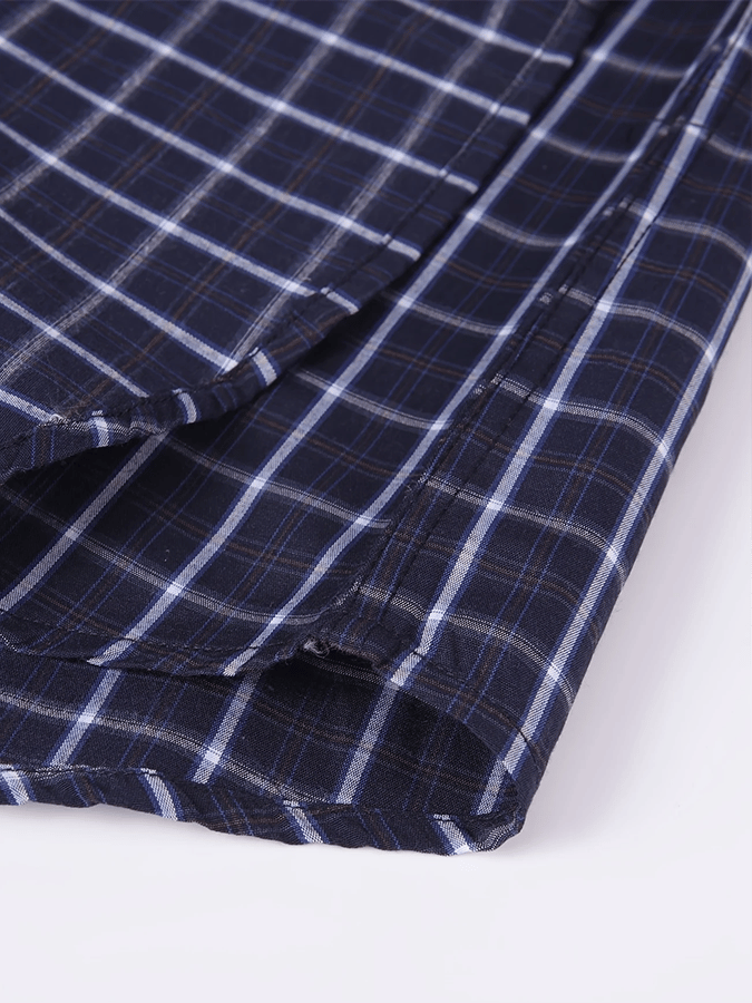 Men's Plaid Business Casual Shirt