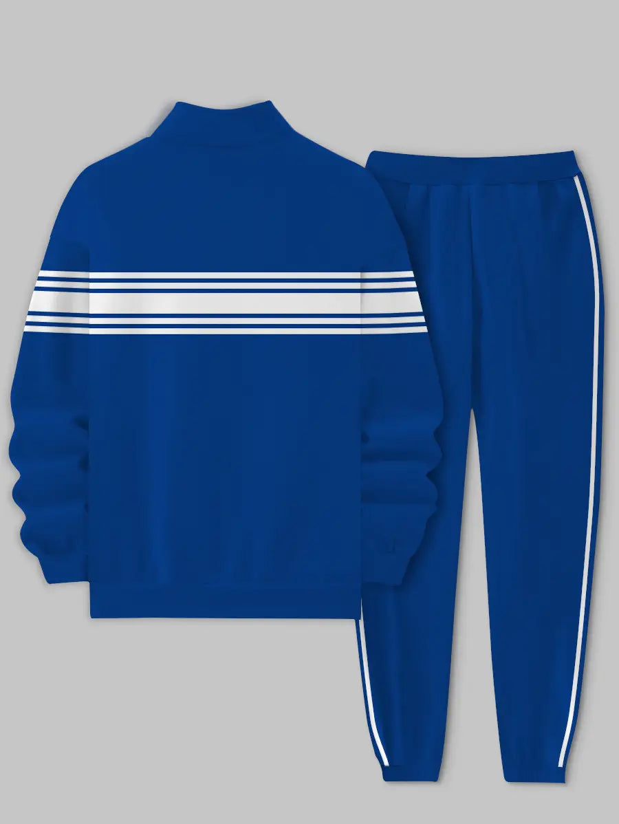Relaxed Zipper Long Sleeve Two Piece Set