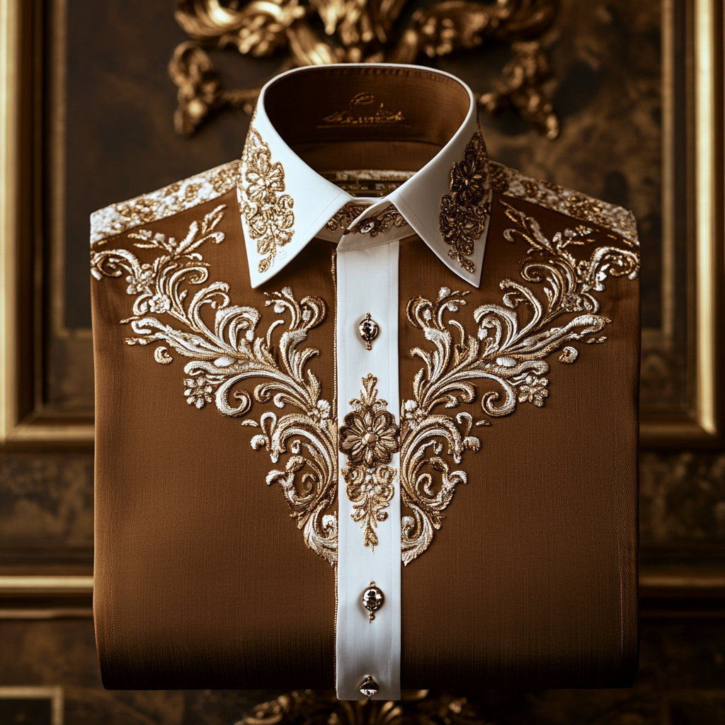 Exclusive Luxury royal comfortable business leisure vacation long sleeve shirt