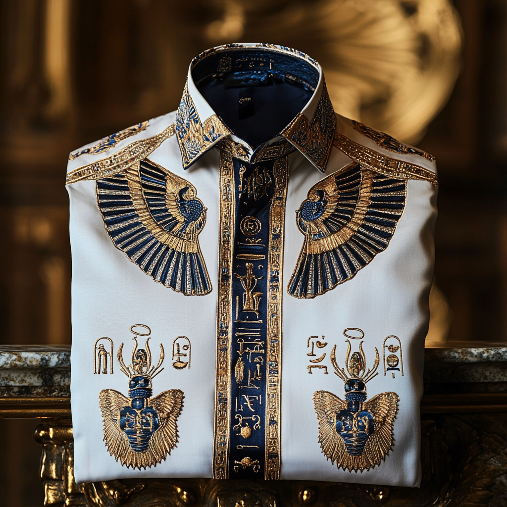 Exclusive Luxury royal comfortable business leisure vacation long sleeve shirt