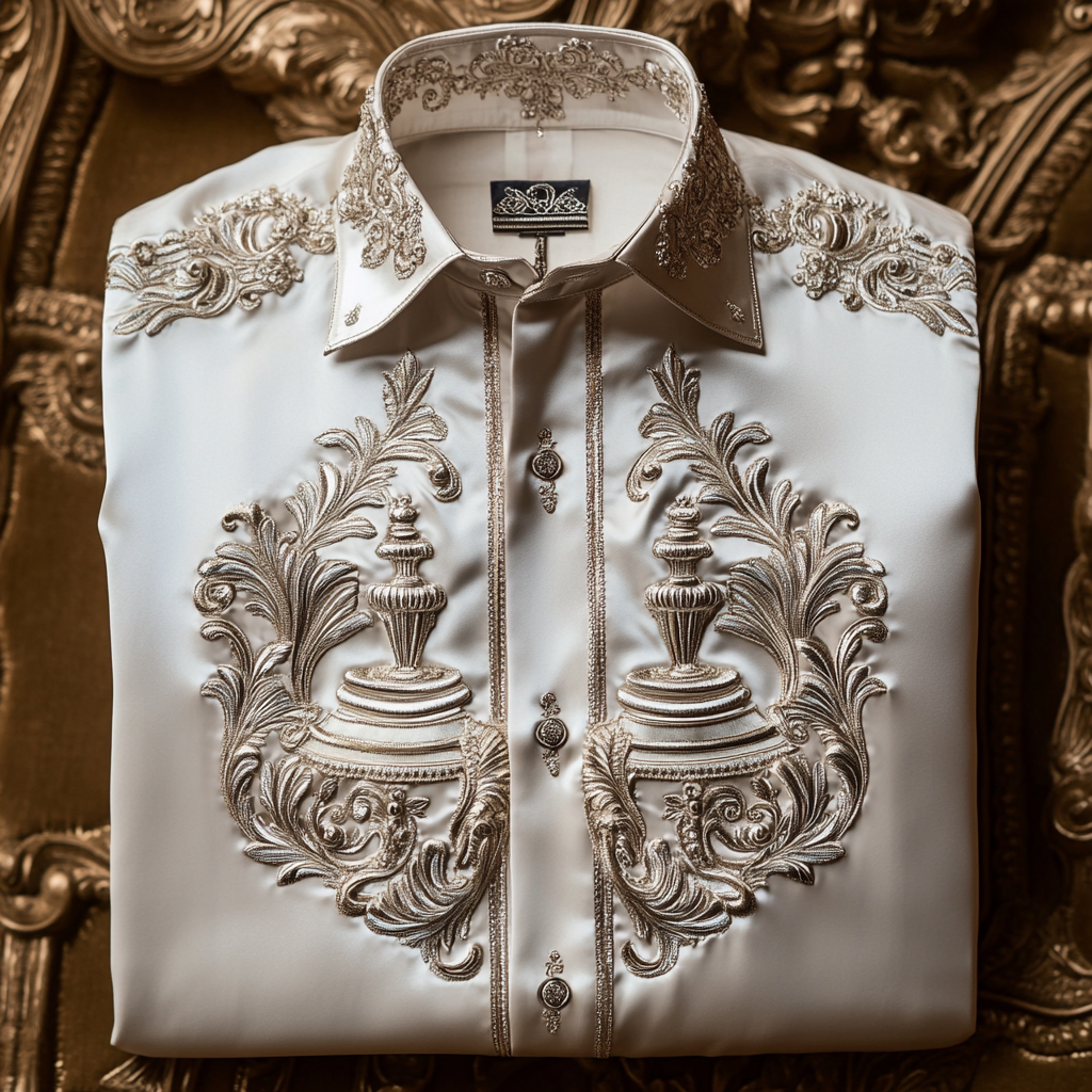 Exclusive Luxury royal comfortable business leisure vacation long sleeve shirt