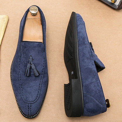 Retro Business Casual Tassel Leather Shoes