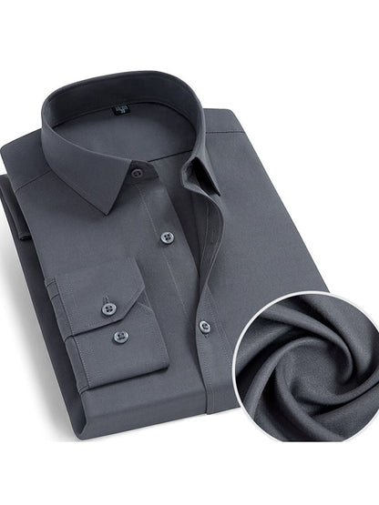 Men's Business Non-Iron Shirt With Pockets