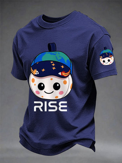 Men's Artemis II Printed Casual T-shirt