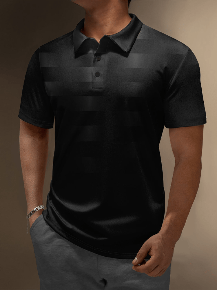 Moisture Wicking Chest Pocket Casual Polo