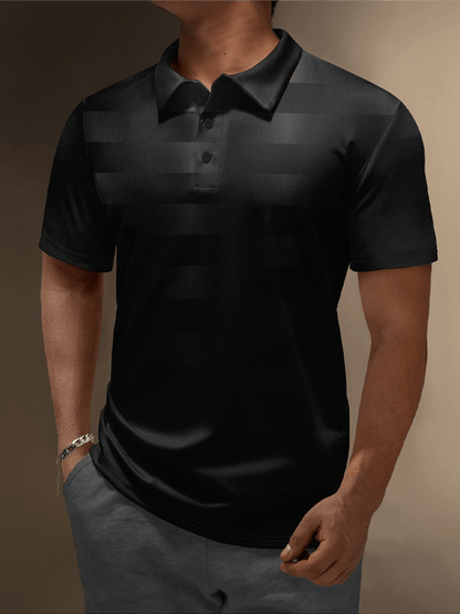 Moisture Wicking Chest Pocket Casual Polo