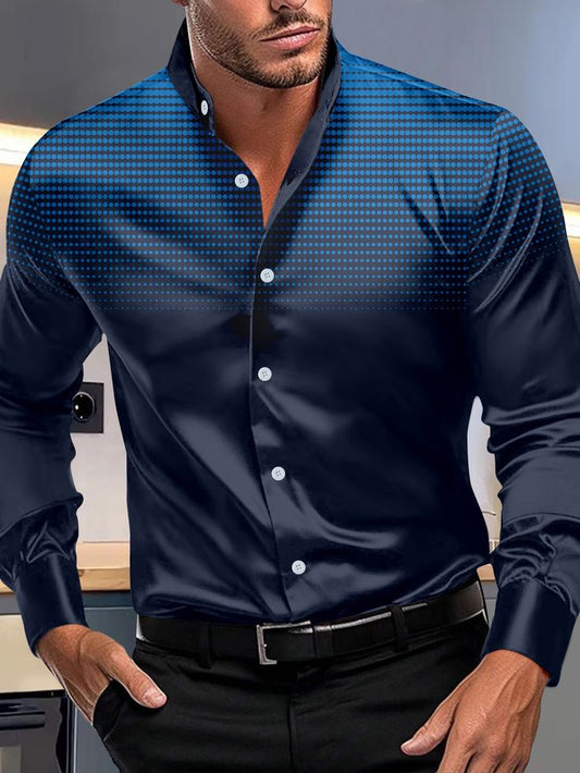 Men's Luxury Business Long Sleeve Shirt