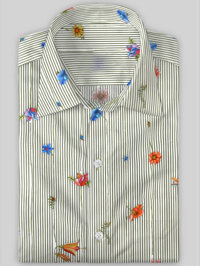 Men's Business Style Simple Shirt